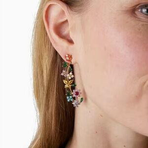 Kate Spade New Bloom Flower Linear Earrings